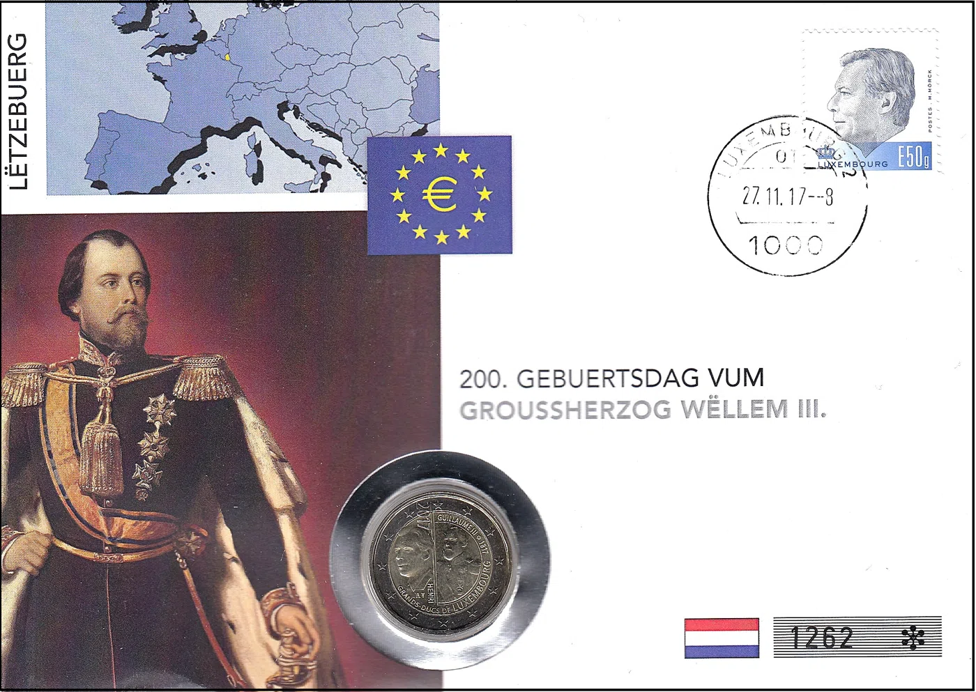 200. OBLETNICA ROJSTVA VELIKEGA VOJVODE GUILLAUMEJA III.